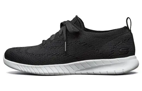 Skechers Wave Lite Low top Sports Casual Shoes Women's Black White
