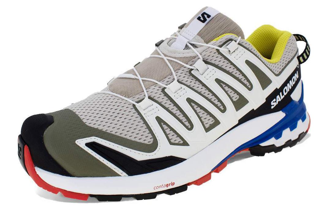 SALOMON XA Pro 3D V9 Comfortable Low top Casual Shoes Men’s Beige Green