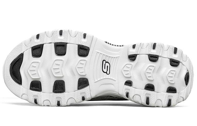 Мужские кроссовки Skechers D'Lites 1.0 (бело-черные) — фото 5