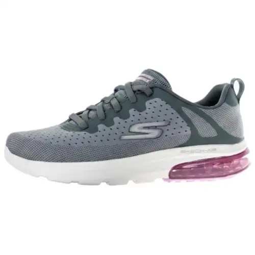 Skechers GO WALK AIR 2.0 Cushioning, Wear Resistant Low top Casual Shoes Women's Gray Green