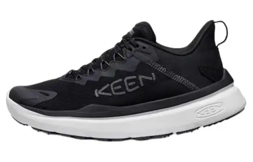 Keen WK450 Versatile Cushioning Abrasion Resistant Low top Casual Shoes Women's Black White