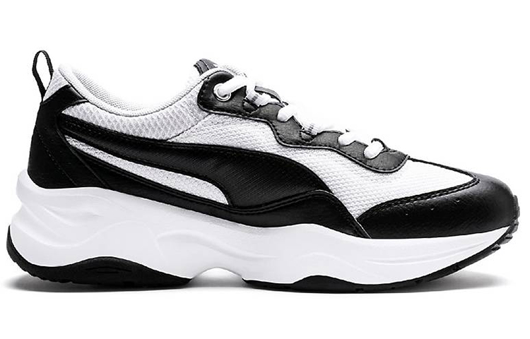 Женские кроссовки PUMA Cilia Trainers (черно-белые) — фото 2