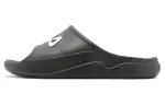 FILA Plumpy Slide Comfortable Round Toe Slide Slippers Men's Black