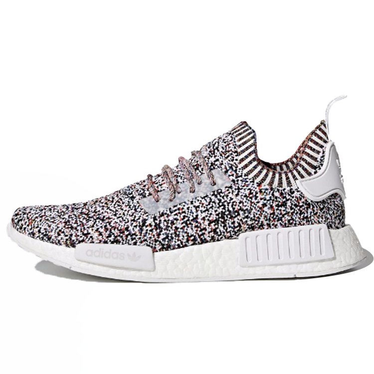 Кроссовки adidas originals NMD_R1 (черно-бело-красные) — Чёрный / белый / красный — фото 1