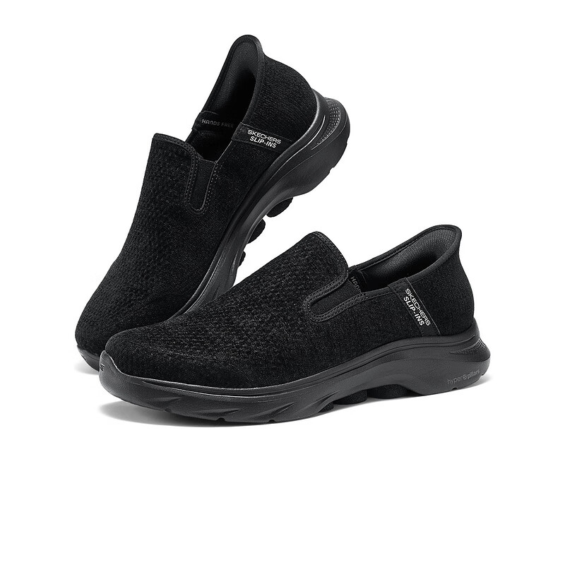 Skechers MEN’S GO WALK Low top Casual Shoes Men’s Black