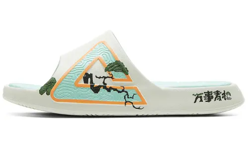 PEAK Tai Ji1.0 Slide Slippers Men's Clear Mind Green
