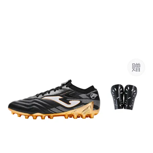 Joma MG Multi Ground Synthetic Leather Slip Resistant Abrasion Resistant MG Soccer Shoes Men's Black