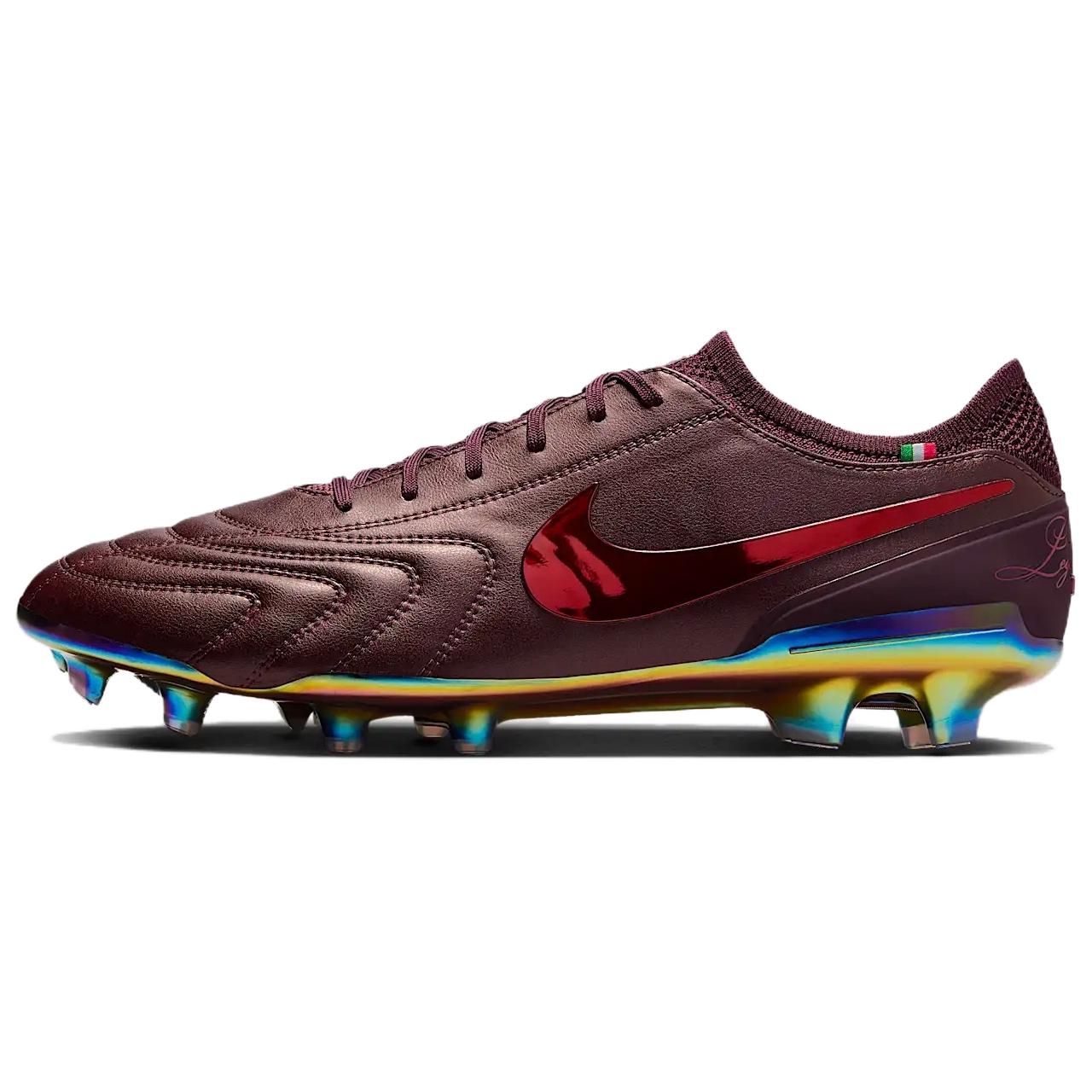 Бутсы Nike Nike Tiempo Legend 10 Elite LUXE (бордовые)