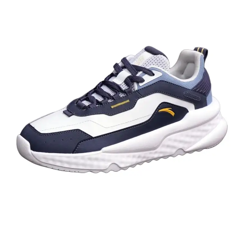 Anta Unruly Series Slip Resistant And Abrasion Resistant Coverage Low top Casual Shoes Men's White Blue