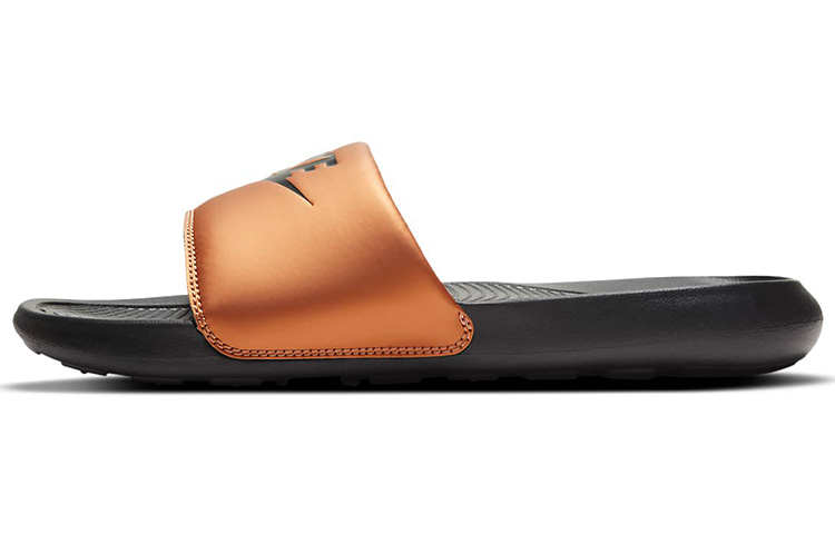 Nike Victori One Slide 'Black Metallic Copper' Women's