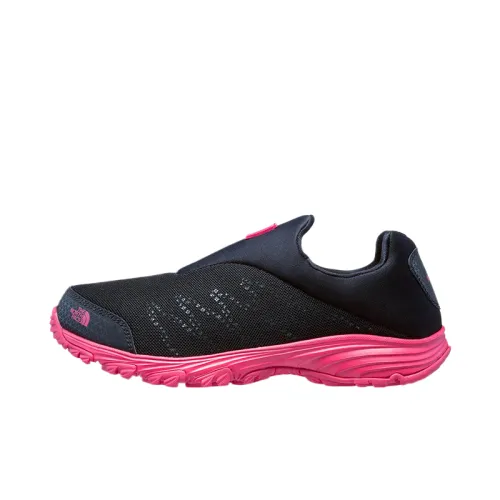 THE NORTH FACE Mesh Abrasion Resistant Breathable Low top Casual Shoes Women's Black Red