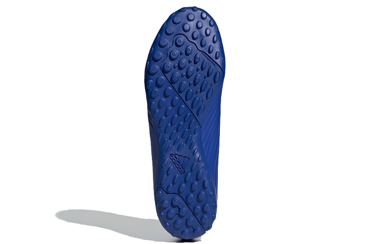 Мужские бутсы adidas Predator 19.4 TF (сине-серо-красный) — Синий / серый / красный — фото 6