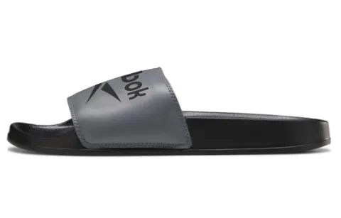 Reebok Classic Slides Outdoor Stylish Sports Slippers Silver Gray Colorblock