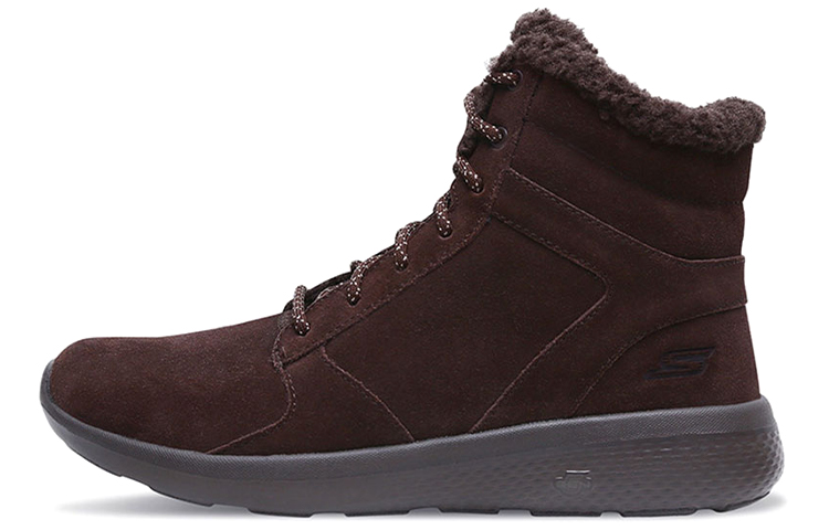 Skechers ON THE GO Mesh, Textile, Synthetic Leather Fleece lined High top Athletic Shoes Men's Taupe