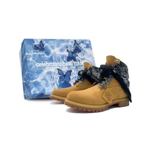 Timberland PREMIUM Short Combat Boots Men's Yellow