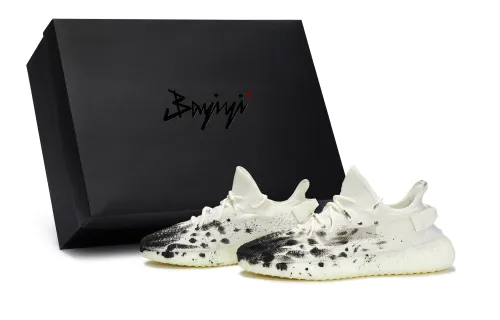 Adidas Originals Yeezy Boost 350 V2 811 Manufacturing, Frost Ink Iridescent, Special Shoe Box Low top Casual Shoes