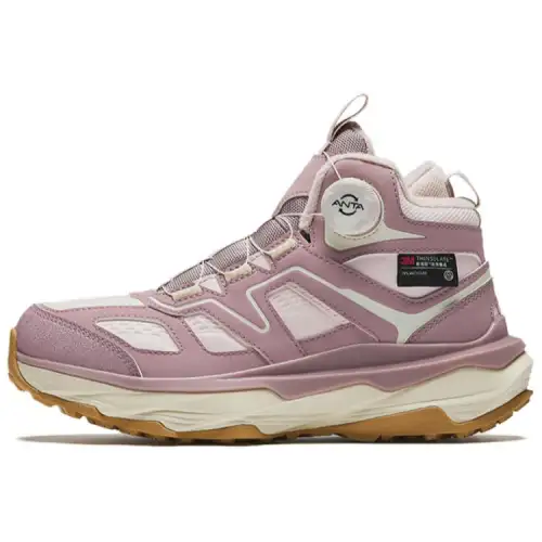 Anta Yueling High top Casual Shoes Women's Purple Pink