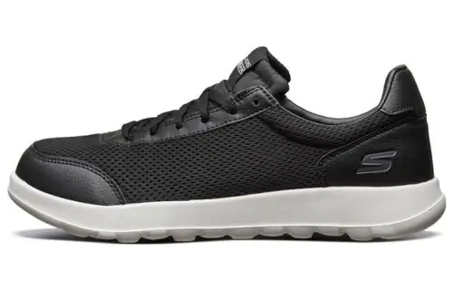 Skechers GO WALK Lite Low top Sports Casual Shoes Black White
