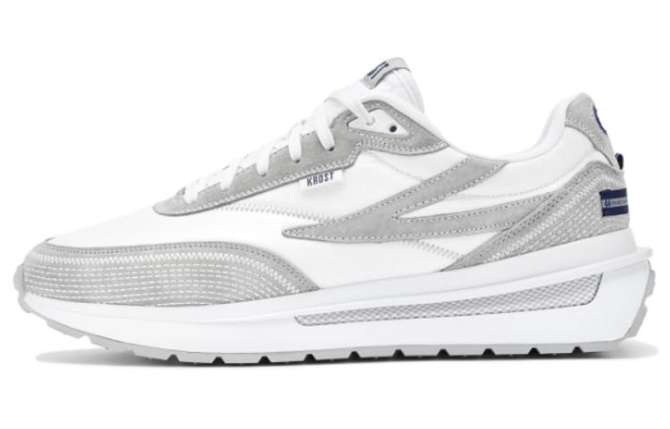 FILA Renno Comfortable Low top Casual Shoes Unisex White Gray