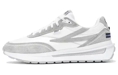 FILA Renno Comfortable Low top Casual Shoes Unisex White Gray