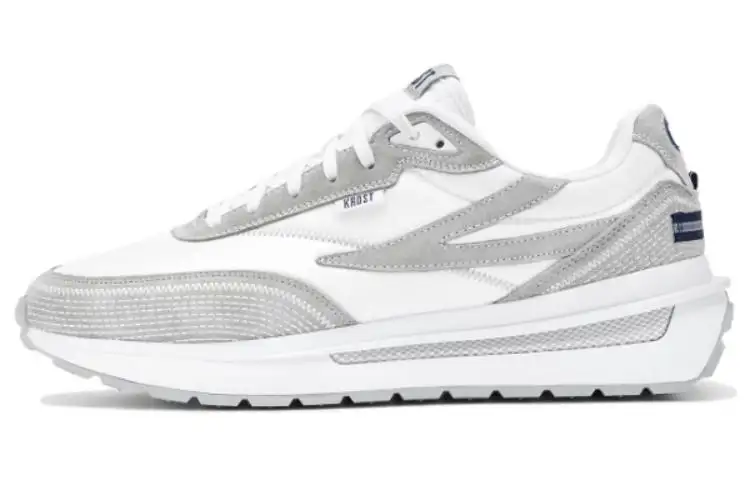 FILA Renno Comfortable Low top Casual Shoes Unisex White Gray