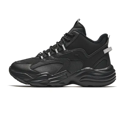 Anta Walker Fleece Lined Comfortable Versatile Slip Resistant, Abrasion Resistant, Thermal Mid top Casual Shoes Women's