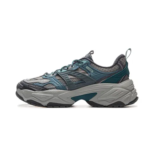 Li Ning Brown Sugar 2 Slip Resistant, Abrasion Resistant, Breathable Low top Casual Shoes Men's Blue Gray