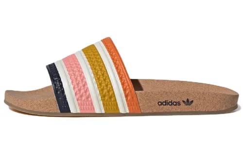 Adilette Adidas Originals Slide 'Cork - Legend Ink Orange'