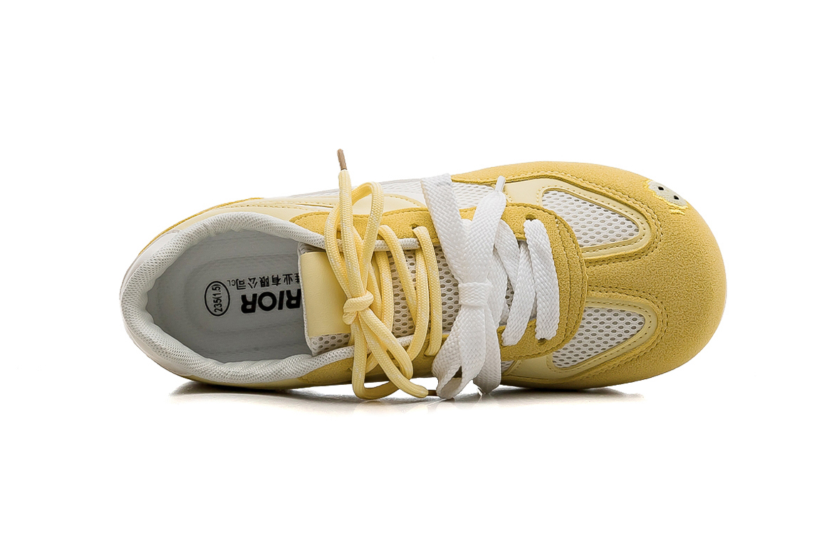 Warrior Abrasion Resistant Breathable Low top Casual Shoes Women's Yellow Beige