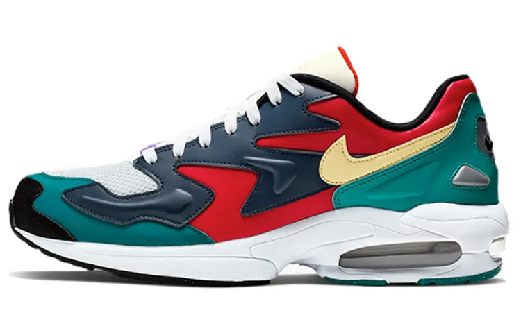 Nike Air Max2 Light Habanero Red Navy Emerald