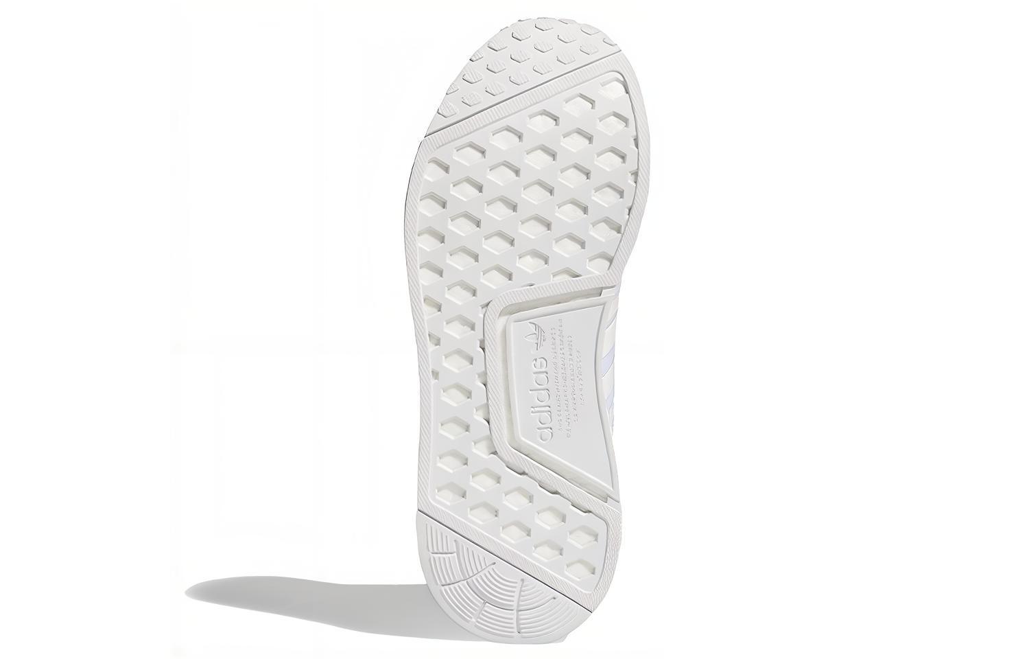 Кроссовки adidas Originals NMD_R1 (белые) — фото 6