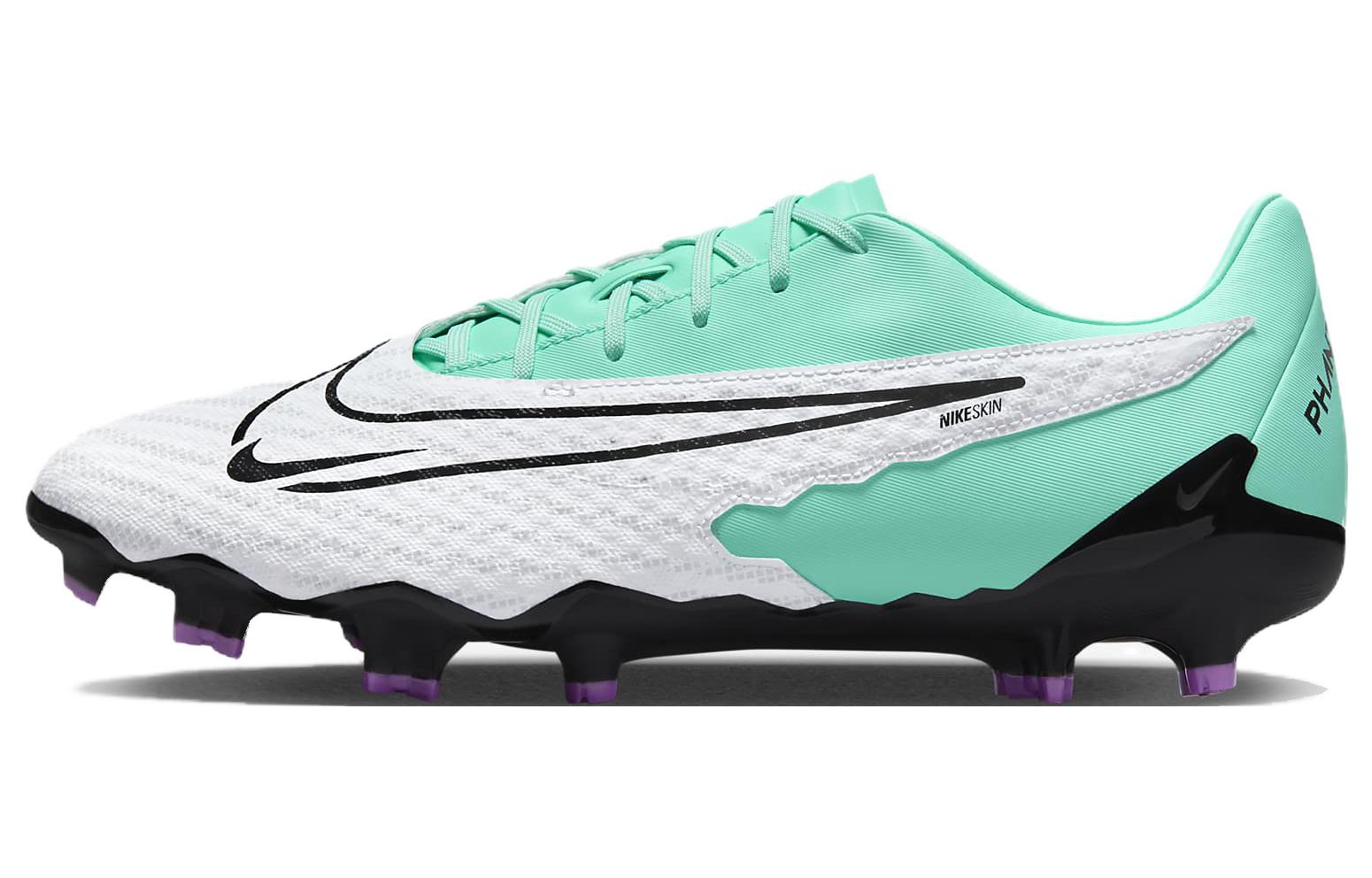 Футбольные бутсы Nike Phantom GX Academy (зелено-белые)