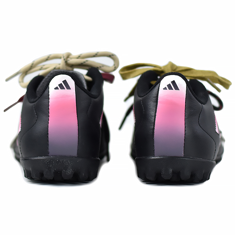 Adidas GOLETTO 8 TF Turf Soft Ground Firm Ground Abrasion Resistant Soccer Shoes Unisex Black Pink