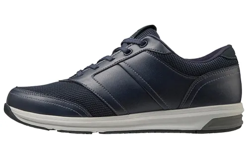 Mizuno Textile, Leather Slip Resistant Abrasion Resistant Breathable Cushioning Coverage Support Low top Casual Shoes