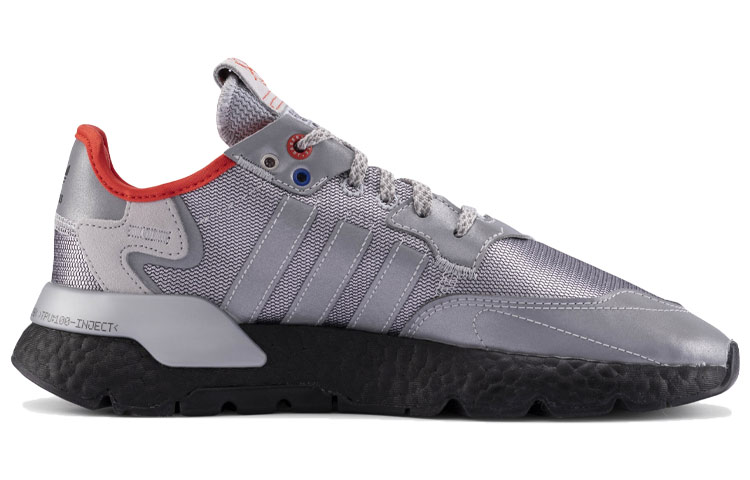 Кроссовки adidas Originals Nite Jogger (серо-серебристые) — фото 2