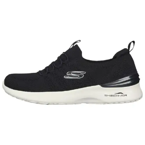 Skechers Skech Air Dynamight Perfect Steps Abrasion Resistant Low top Casual Shoes Women's Black White