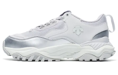 DESCENTE Casual Shoes Unisex Low Top Silver