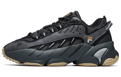 FILA FUSION Ade Textile, Synthetic Leather Cushioning Abrasion Resistant Breathable Lightweight Height Increasing