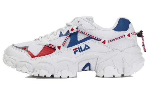 FILA Fluid Textile, Leather Low top Casual Shoes Unisex White