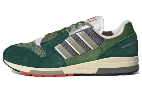 Adidas Originals ZX 420 Abrasion Resistant Coverage Low top Casual Shoes Unisex Gray Green