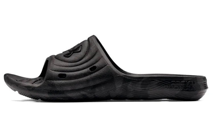 Under Armour Locker Slides 'Black Jet Grey'