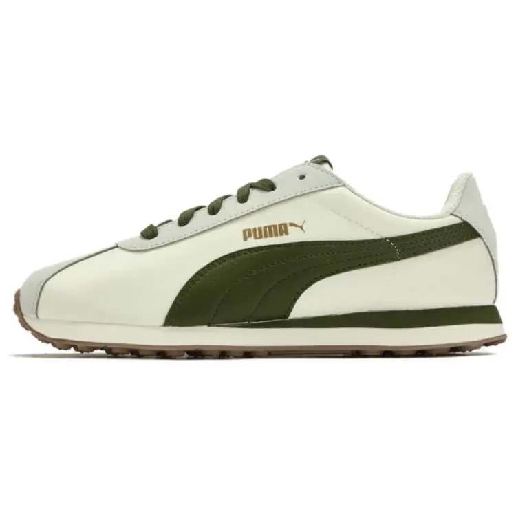 PUMA Abrasion Resistant Low top Casual Shoes Unisex Beige Green