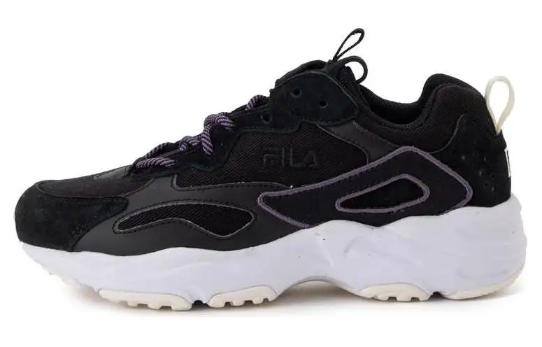 FILA Ray Tracer Comfortable Low top Casual Shoes Unisex Black White