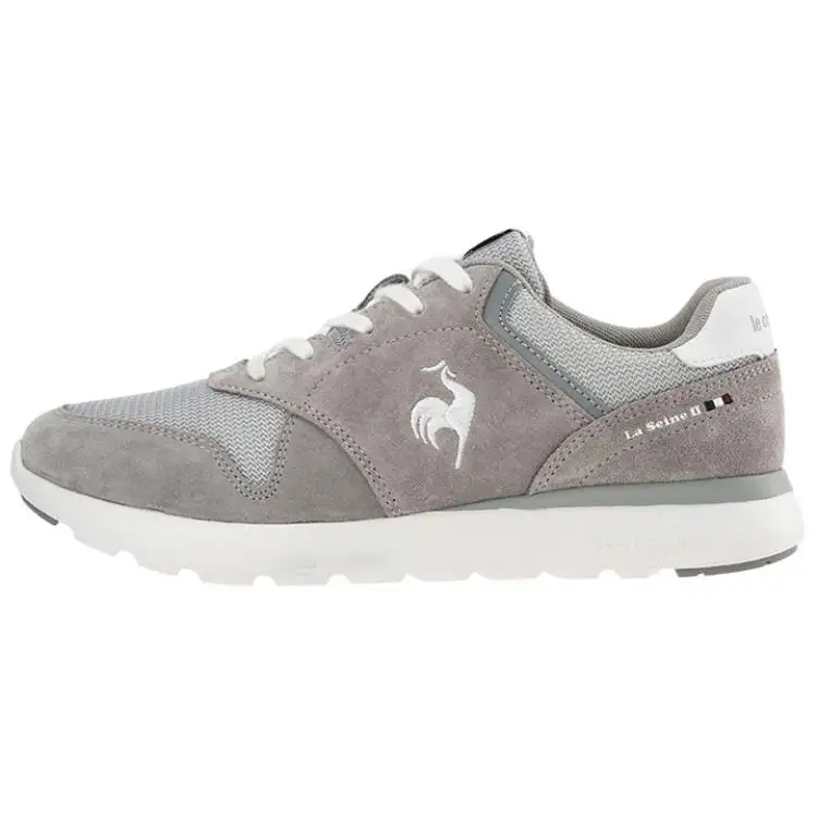 Le Coq Sportif LA SEINE II Slip Resistant And Abrasion Resistant Coverage Low top Casual Shoes Women's Gray