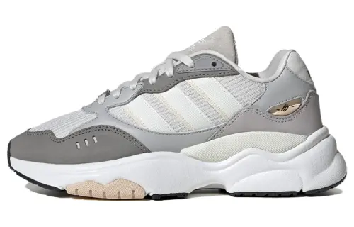 Adidas Originals Retropy F90 Slip Resistant Abrasion Resistant Low top Sports Casual Shoes Women's Gray White