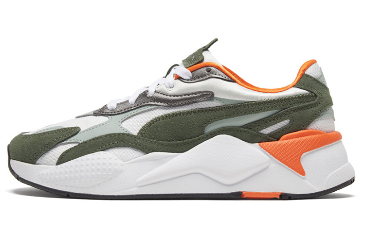 Женские кроссовки PUMA RS-X Mixed Metallicwn'S (бело-зеленые)
