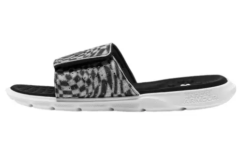 Under Armour Ignite Pro Graphic Strap Slide 'Black White'