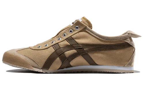 Onitsuka Tiger MEXICO 66 Slip on Low top Casual Shoes Unisex Light Coffee