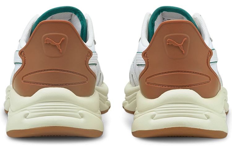 Кроссовки PUMA Rs-Connect (бело-зелено-коричневые) — фото 4