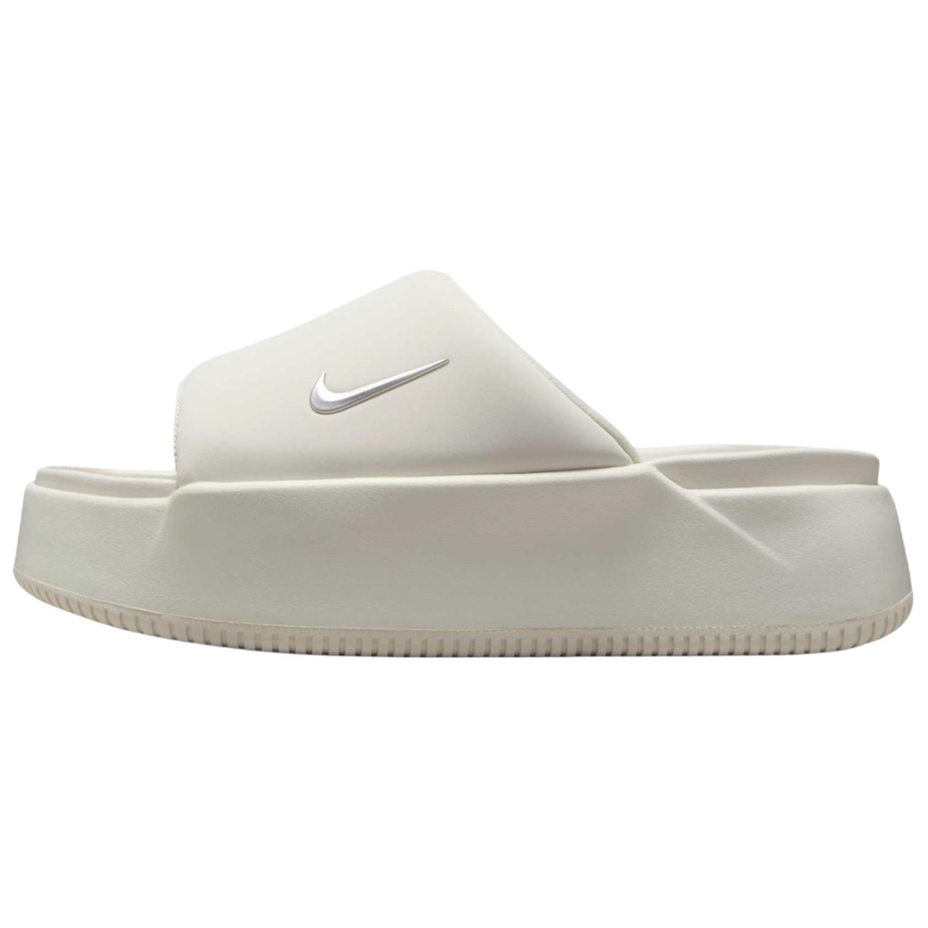 Женские шлепанцы Nike Nike Calm Elevation Slide (белые)